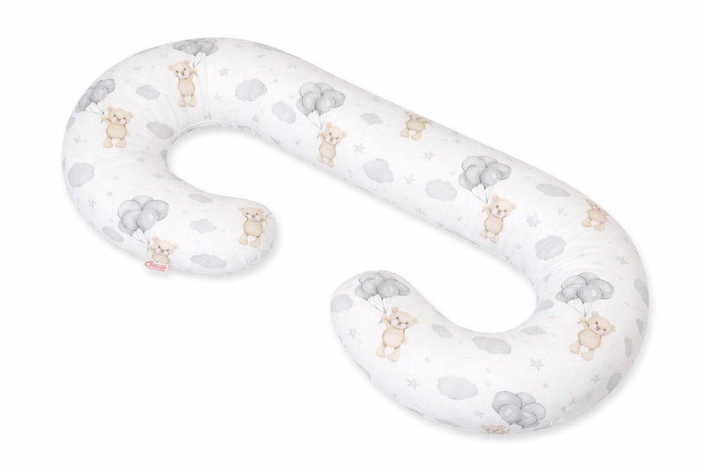 Maternity Support Pillow C, removable pillowcase - Teddy bear