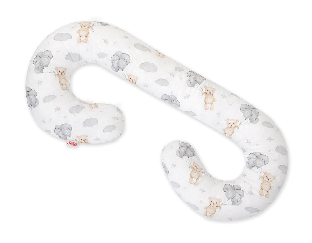 Maternity Support Pillow C, removable pillowcase - Teddy bear