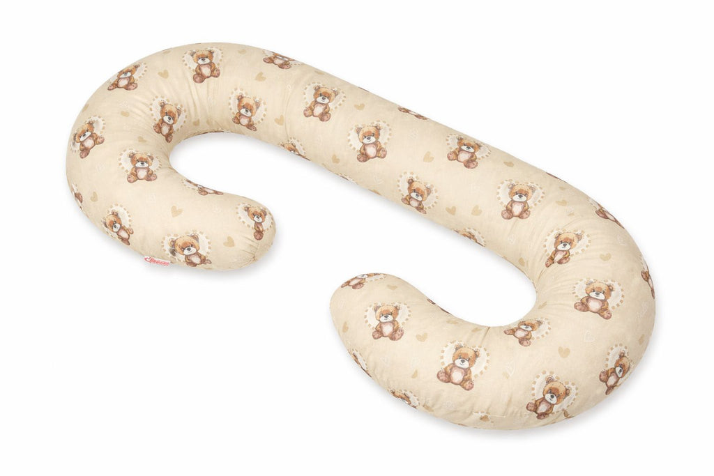 Maternity Support Pillow C, removable pillowcase - Teddy love