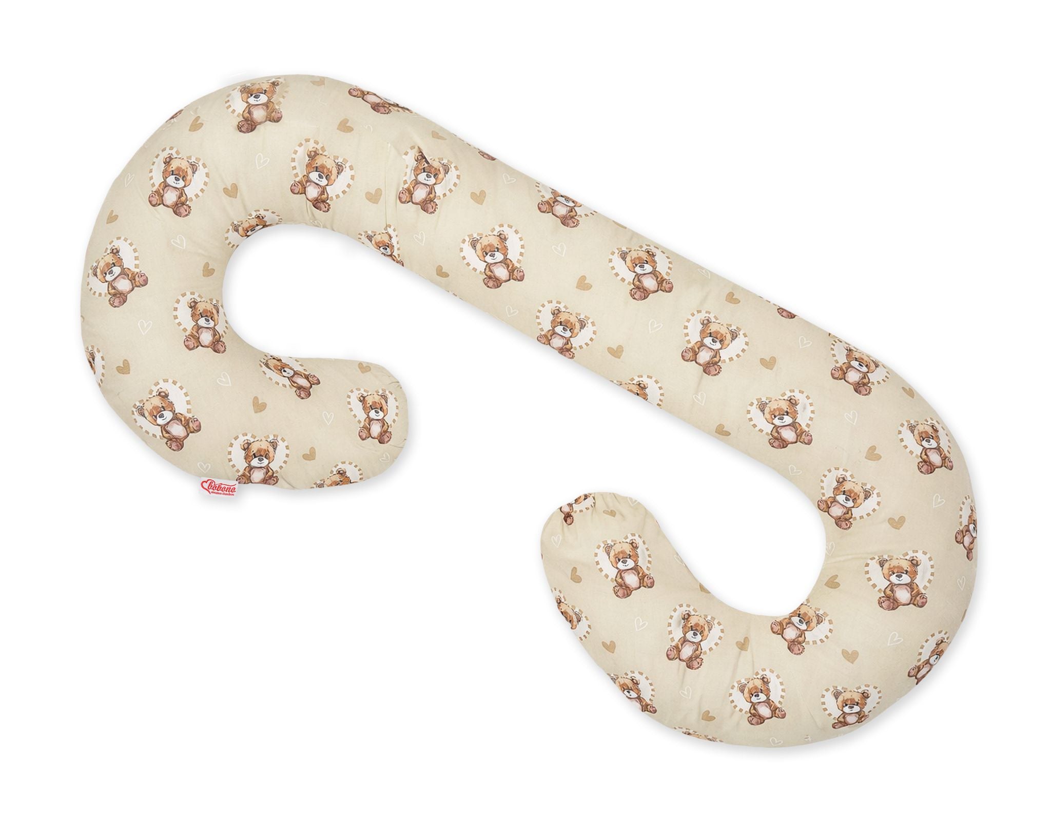 Maternity Support Pillow C, removable pillowcase - Teddy love