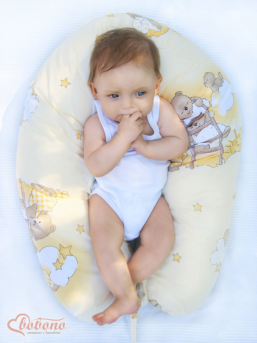 Pregnancy pillow- Longer, removable pillowcase - Construction site