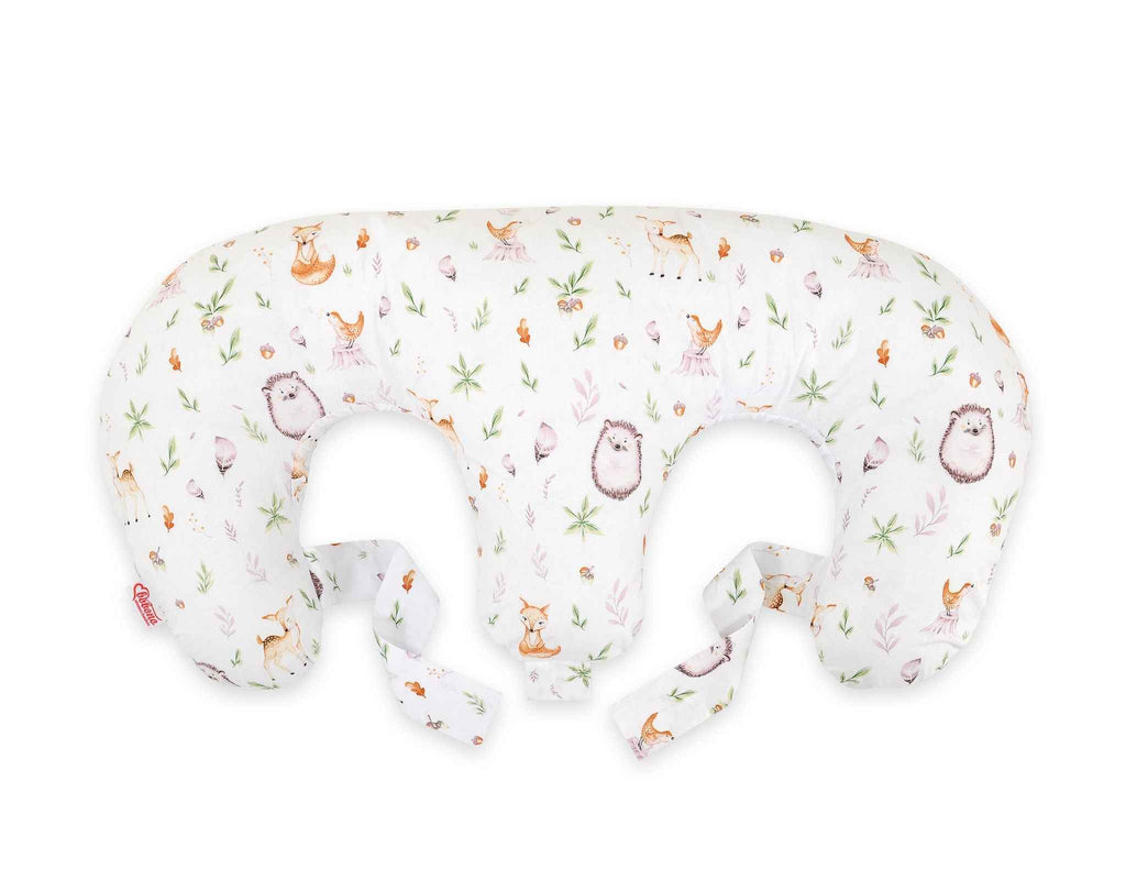 Replacement Cover for Bobono Twin Nursing Pillow – 100% Cotton - forest softness