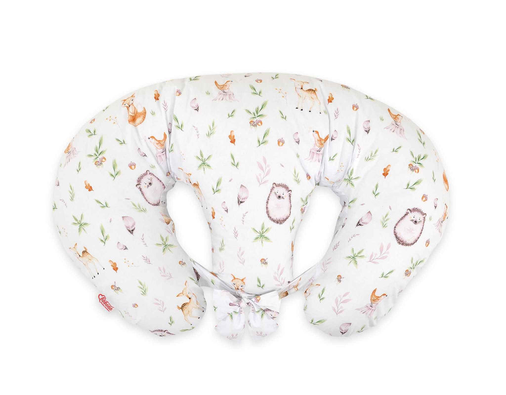 Replacement Cover for Bobono Twin Nursing Pillow – 100% Cotton - forest softness
