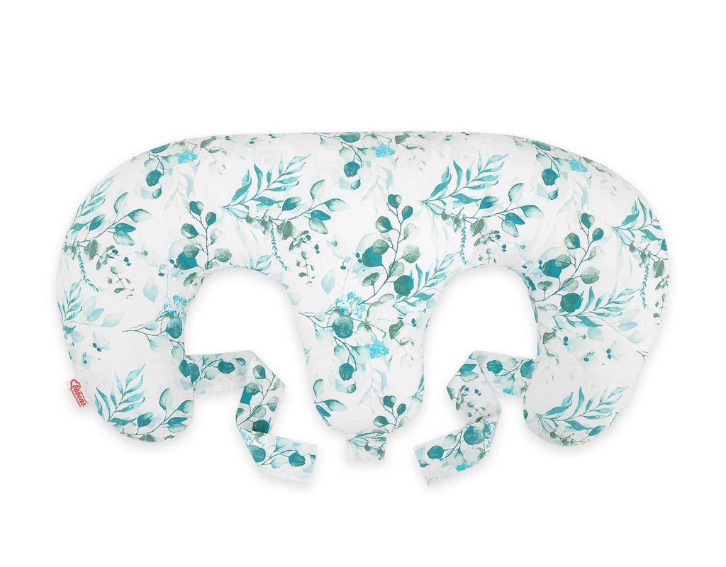 Replacement Cover for Bobono Twin Nursing Pillow – 100% Cotton - eucaliptus mint