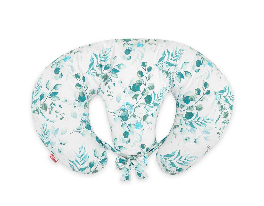 Replacement Cover for Bobono Twin Nursing Pillow – 100% Cotton - eucaliptus mint