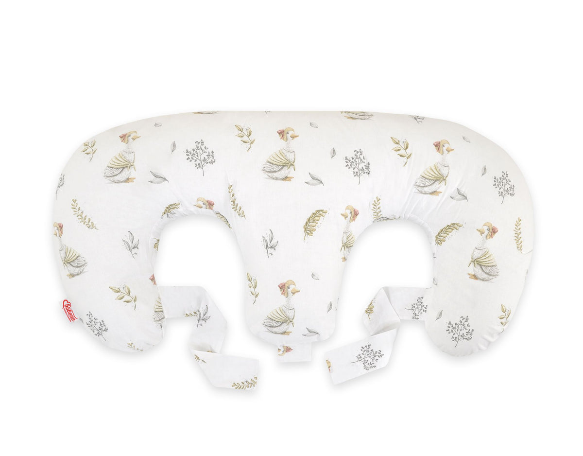 Replacement Cover for Bobono Twin Nursing Pillow – 100% Cotton - gooses