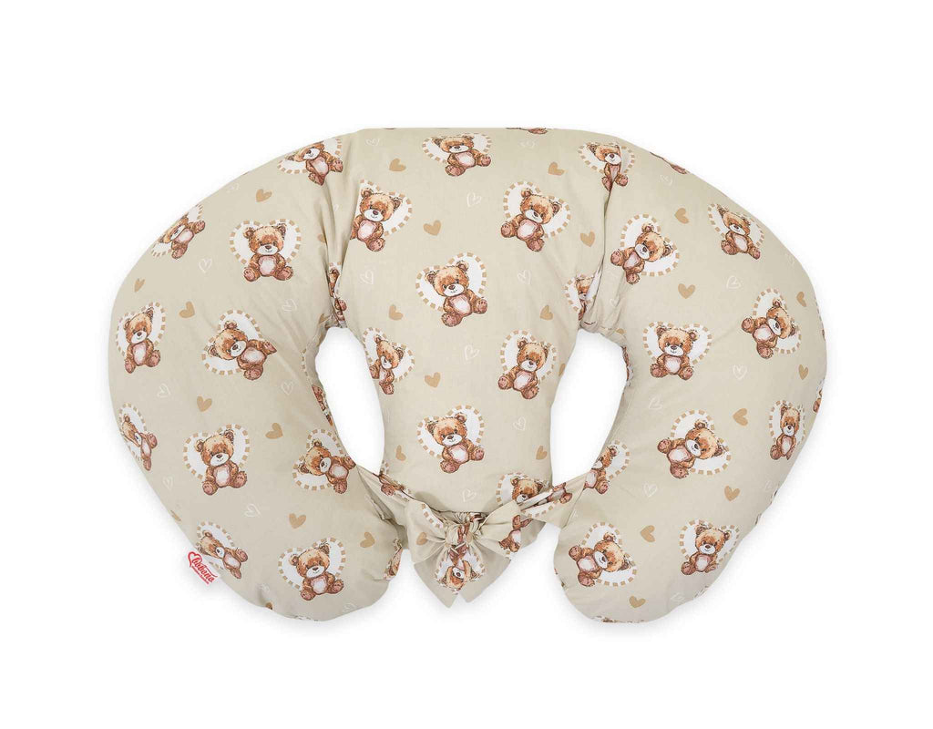 Replacement Cover for Bobono Twin Nursing Pillow – 100% Cotton - teddy love