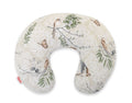 Breastfeeding Pillow Nursing Croissant Pillow, removable, Hands-Free Feeding - brown birds