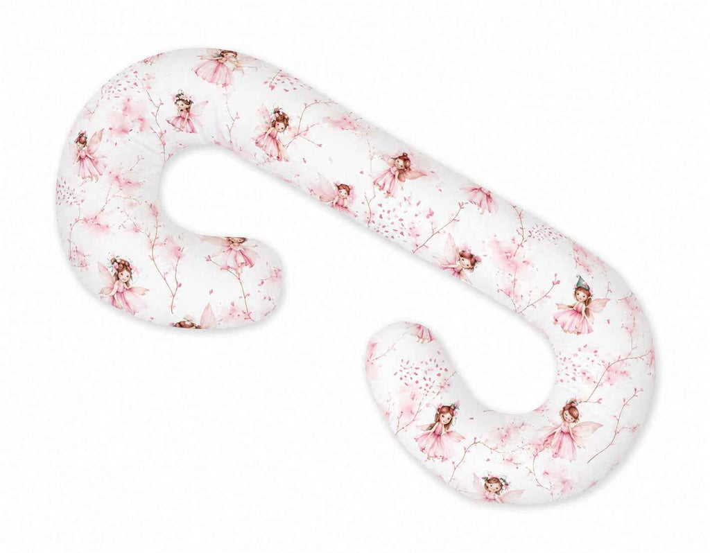 Maternity Support Pillow C, removable pillowcase - Blossom Fairies