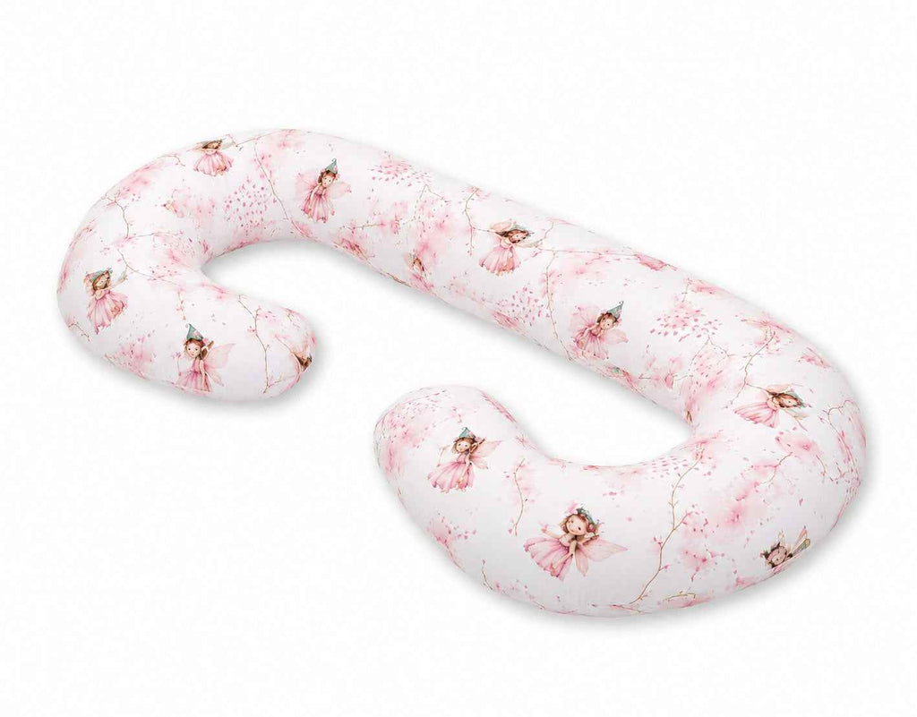 Maternity Support Pillow C, removable pillowcase - Blossom Fairies