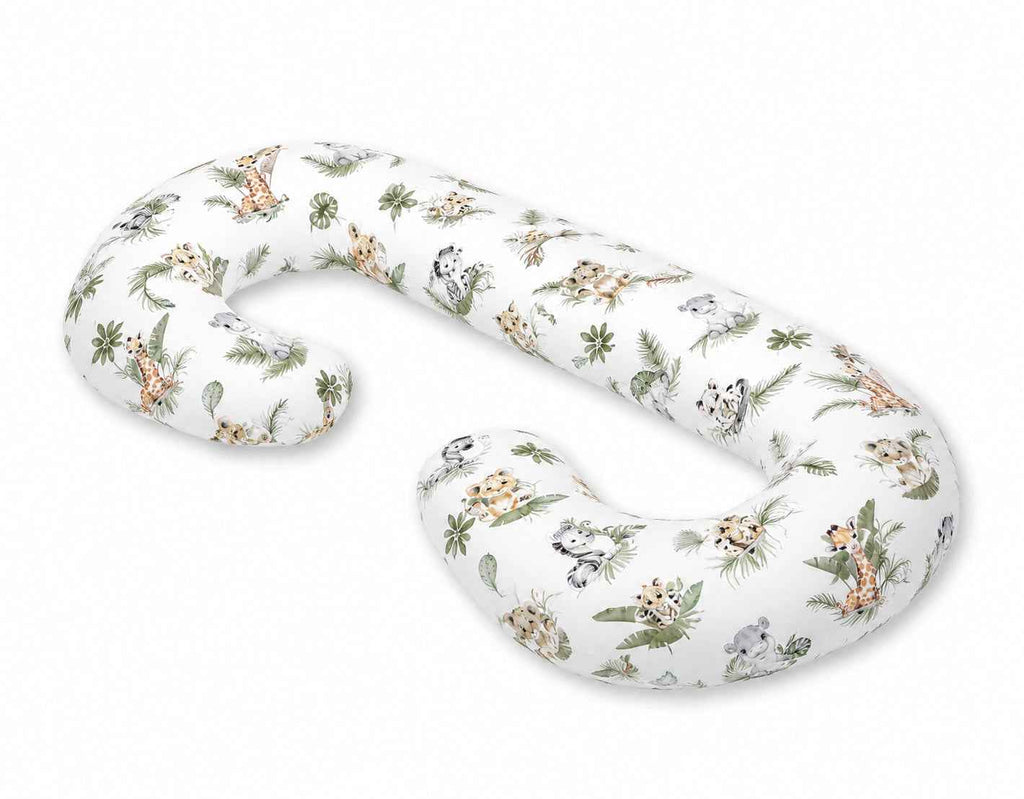 Maternity Support Pillow C, removable pillowcase - Little Safari