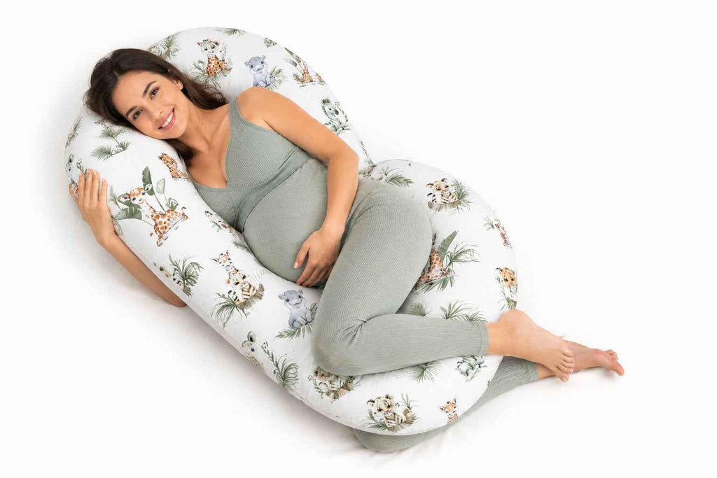 Maternity Support Pillow C, removable pillowcase - Little Safari