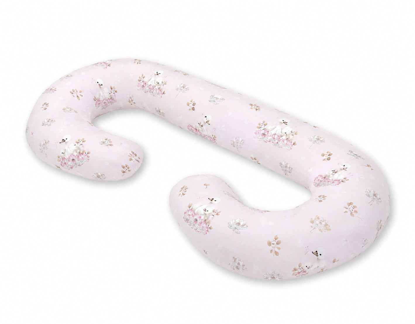 Maternity Support Pillow C, removable pillowcase - Little Swans
