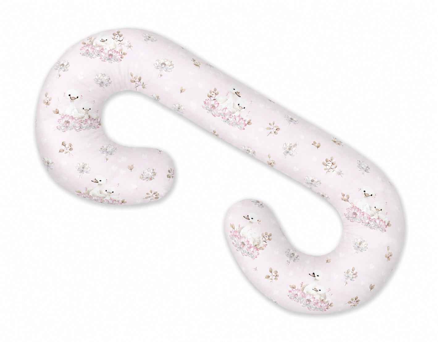 Maternity Support Pillow C, removable pillowcase - Little Swans