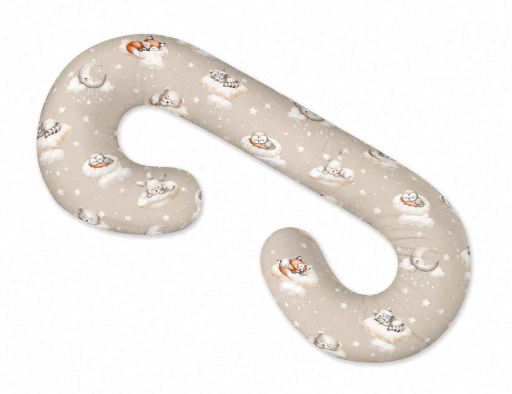 Maternity Support Pillow C, removable pillowcase -  Twinkle Woodland