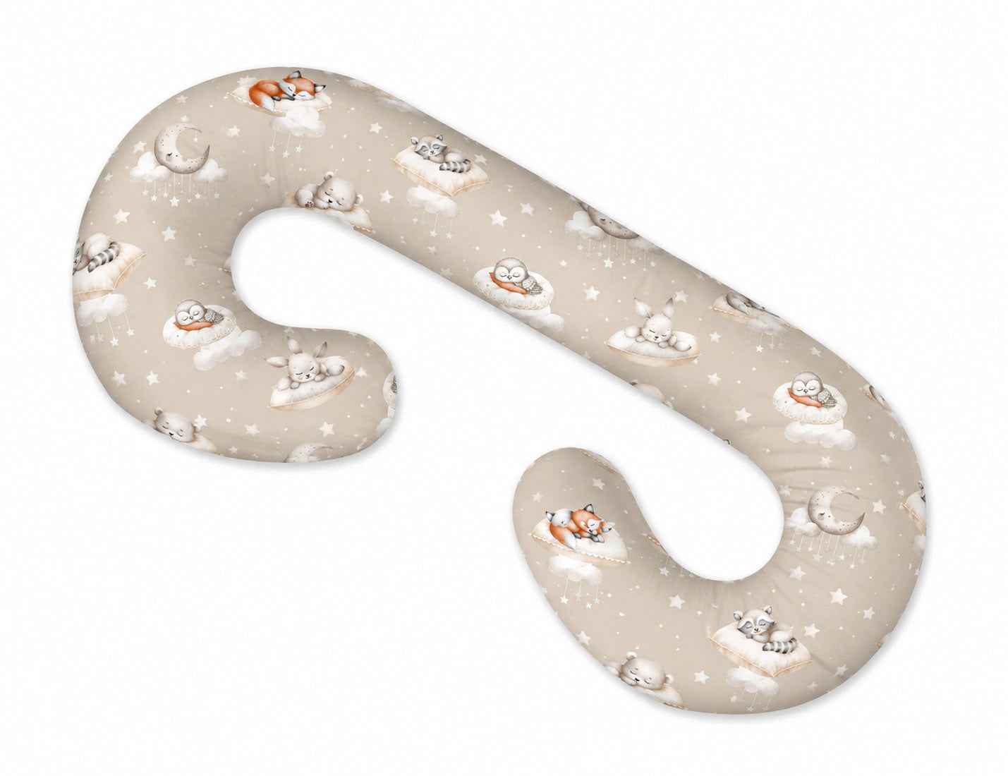 Maternity Support Pillow C, removable pillowcase -  Twinkle Woodland