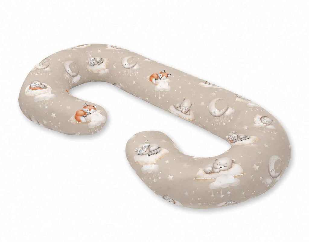 Maternity Support Pillow C, removable pillowcase -  Twinkle Woodland