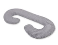 Maternity Support Pillow C, removable pillowcase - rosette black