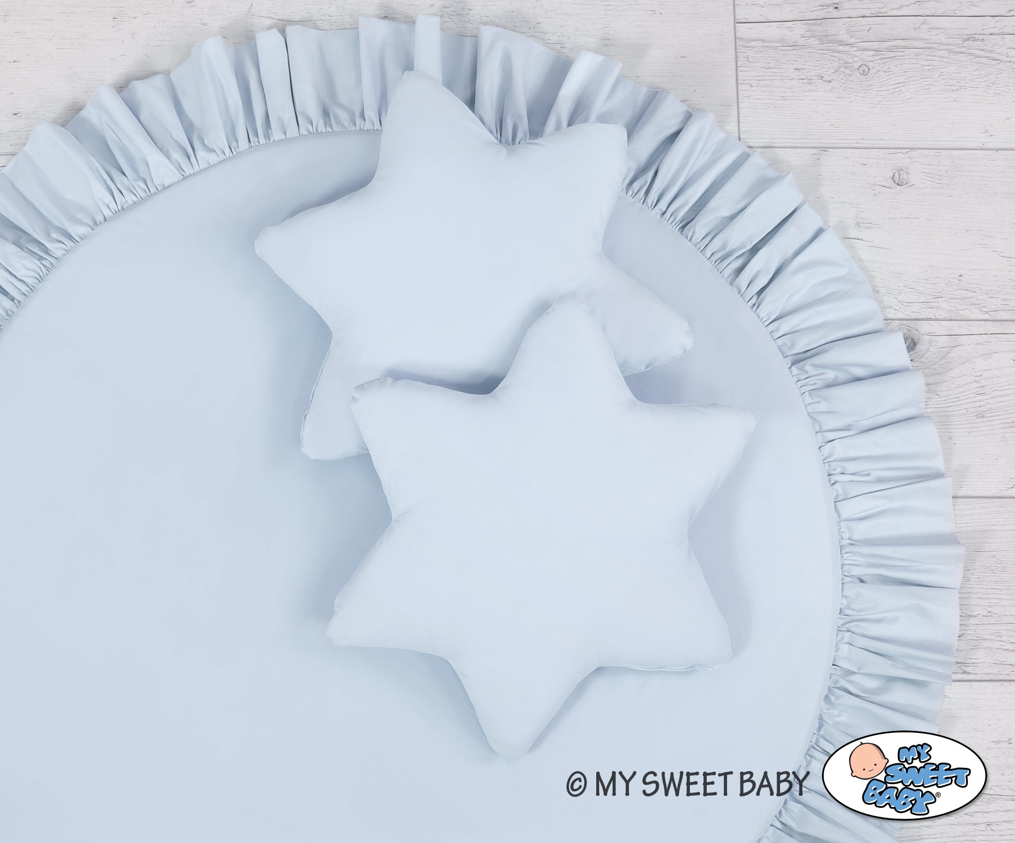 2pcs pillow set - blue