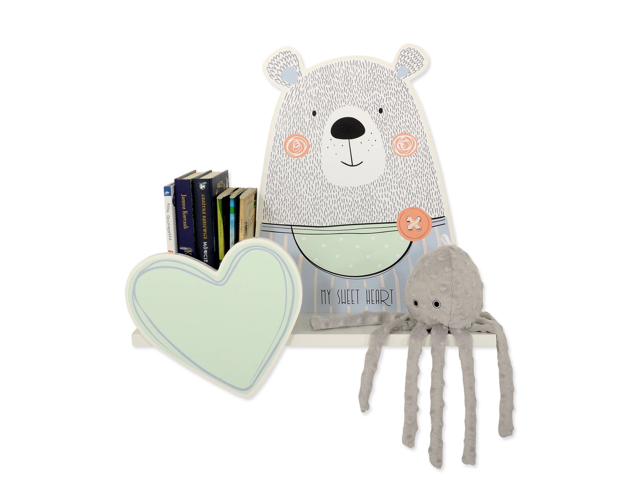 Shelf for children's rooms - Teddy Boy