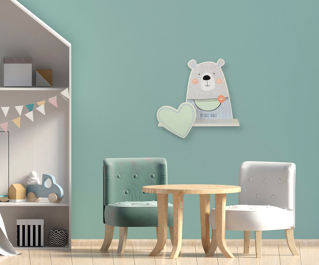 Shelf for children's rooms - Teddy Boy