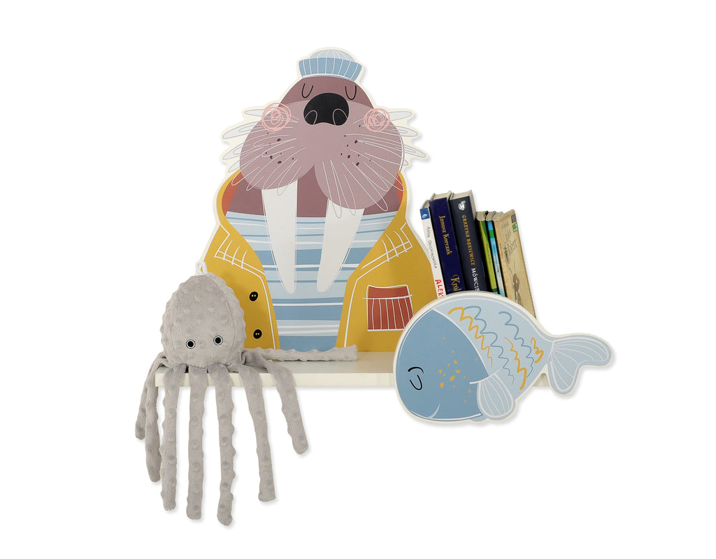 Shelf for children's rooms - Walrus