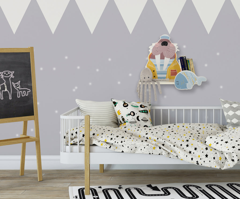Shelf for children's rooms - Walrus