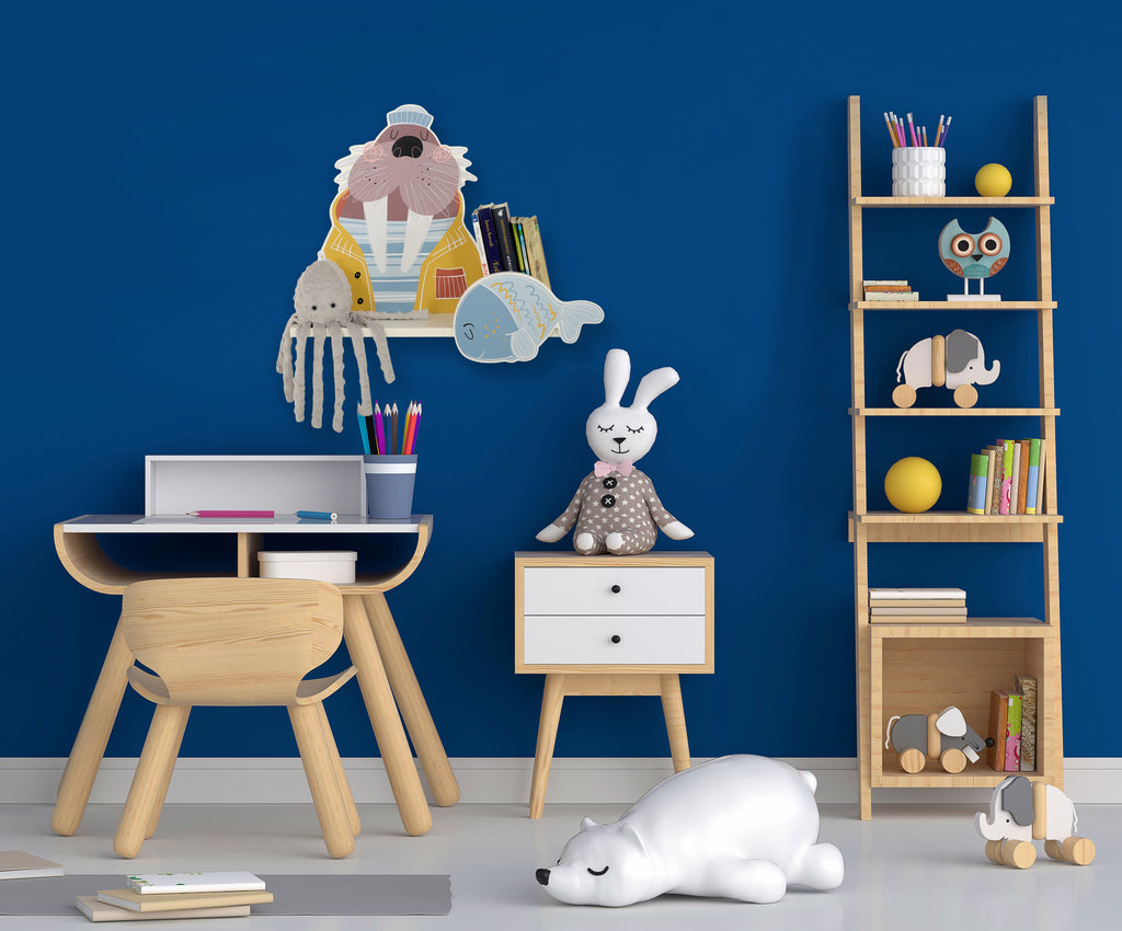 Shelf for children's rooms - Walrus