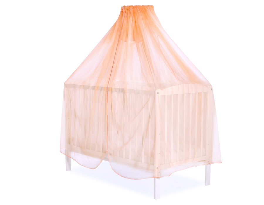 Mosquito-net made of chiffon - peach