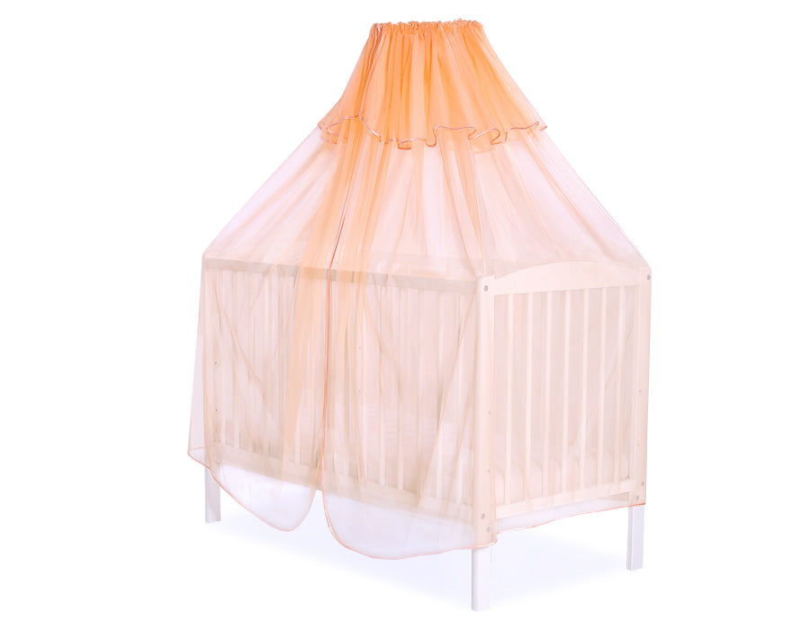 Mosquito-net made of chiffon - peach