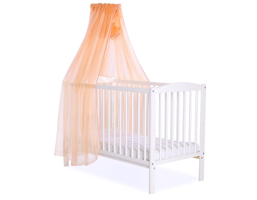 Mosquito-net made of chiffon - peach
