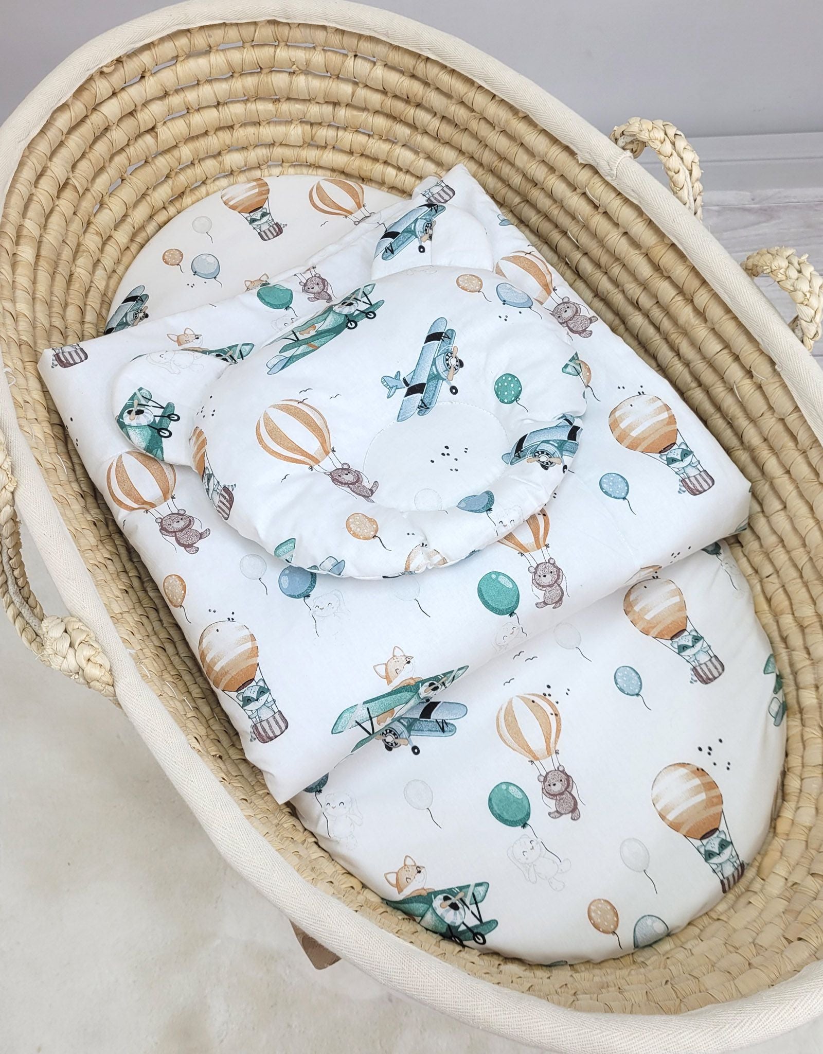 Duvet with pillow Teddy - 2pcs set -  sky adventure