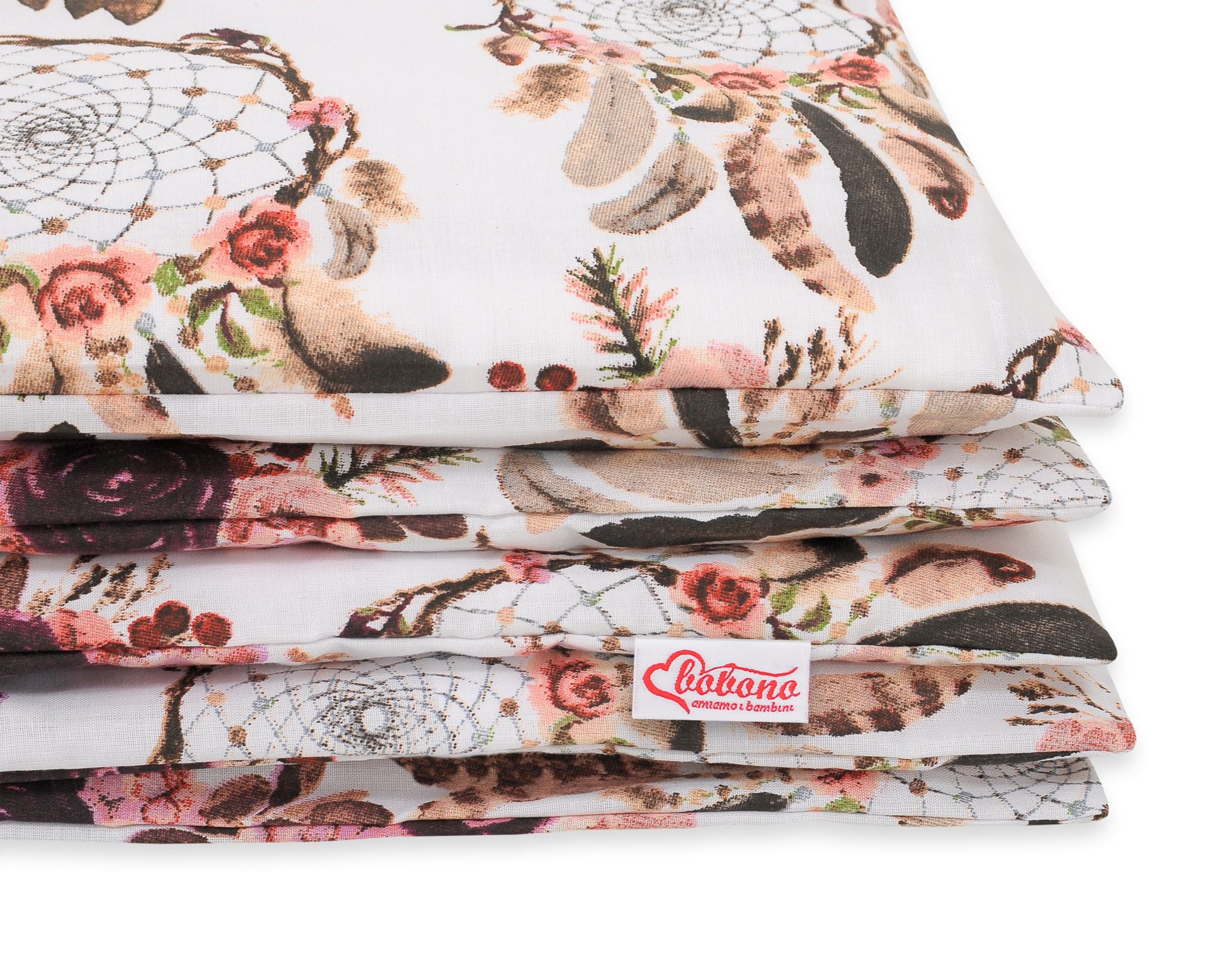 Baby cotton bedding set 2-pcs 135x100 cm- flower dream catchers