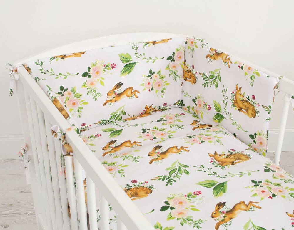 Baby cotton bedding set 2-pcs 135x100 cm- in the forest