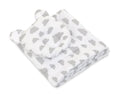 Duvet with pillow Teddy - 2pcs set - Clouds gray