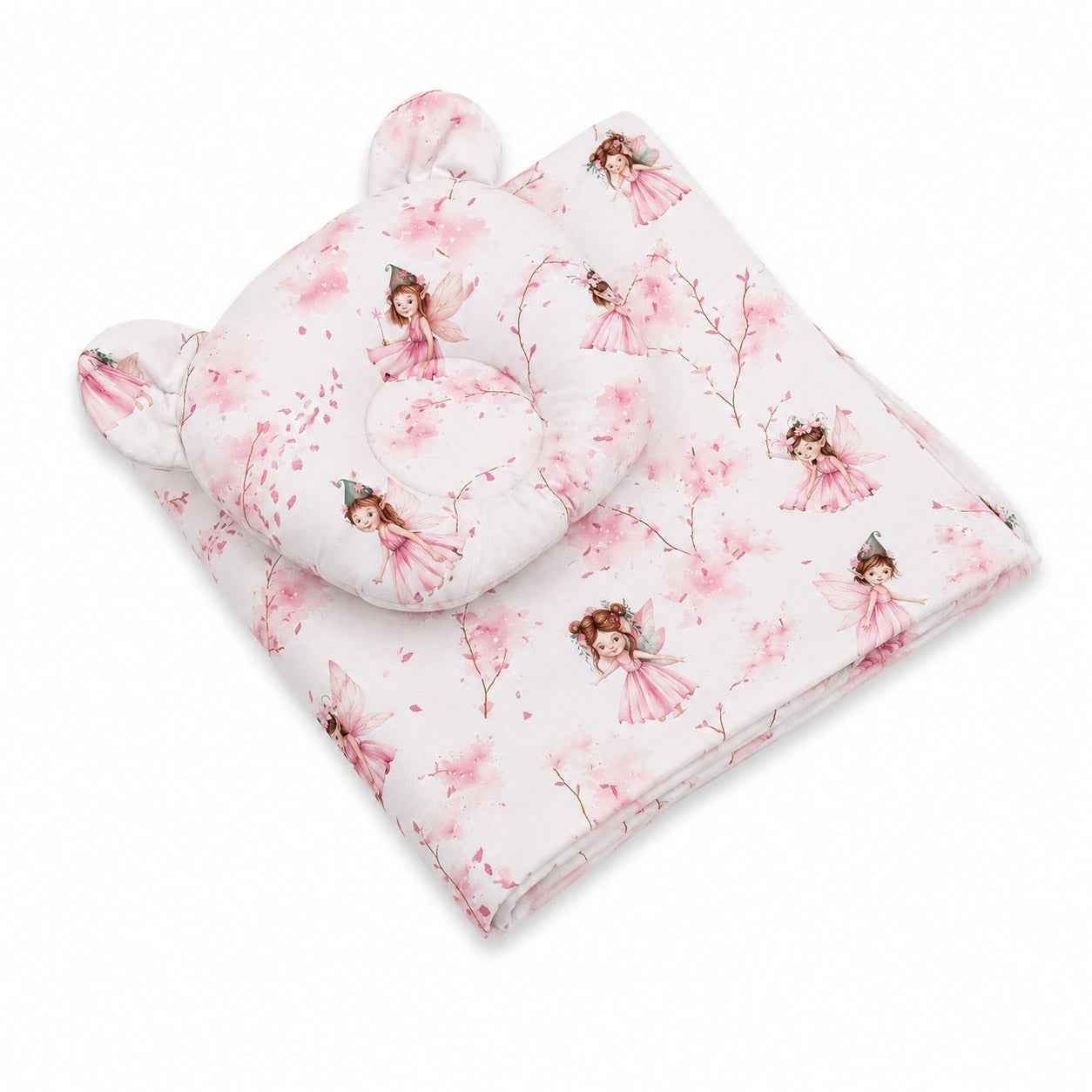 Duvet with pillow Teddy - 2pcs set - Blossom Fairies