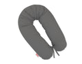 Cotton  pillowcase for pregnancy pillow Longer - Anthracite