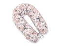 Cotton  pillowcase for pregnancy pillow Longer - Sepia roses