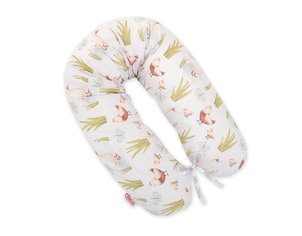 Cotton  pillowcase for pregnancy pillow Longer - In the country