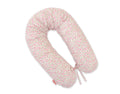 Cotton  pillowcase for pregnancy pillow Longer - Little pink flowers