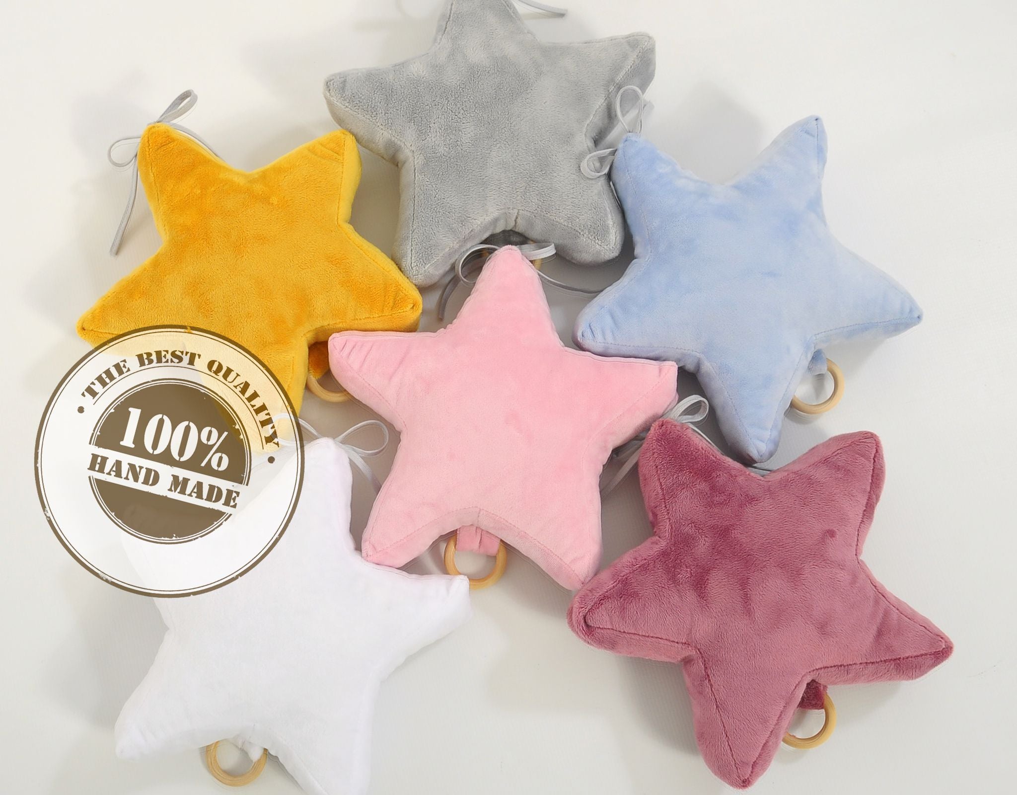 Baby music box star- honey yellow