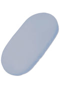Sheet made of cotton for moses basket mattress 75x35 cm - pastel blue