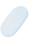 Sheet made of cotton for moses basket mattress 75x35 cm - blue