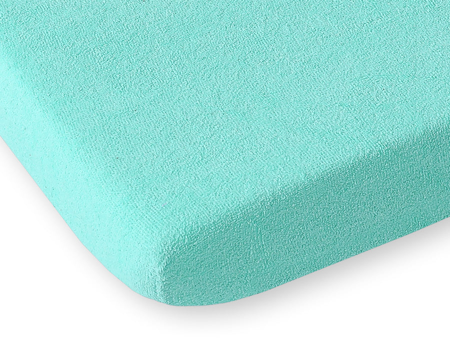 Fitted Terry Sheet 120x60 cm - mint