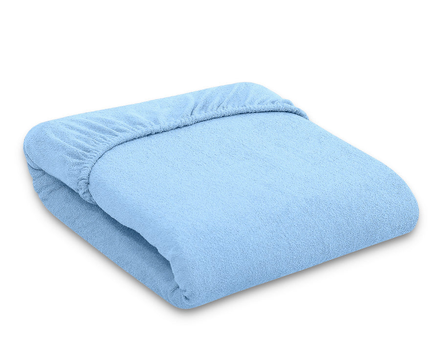 Fitted Terry Sheet 140x70 cm - Blue