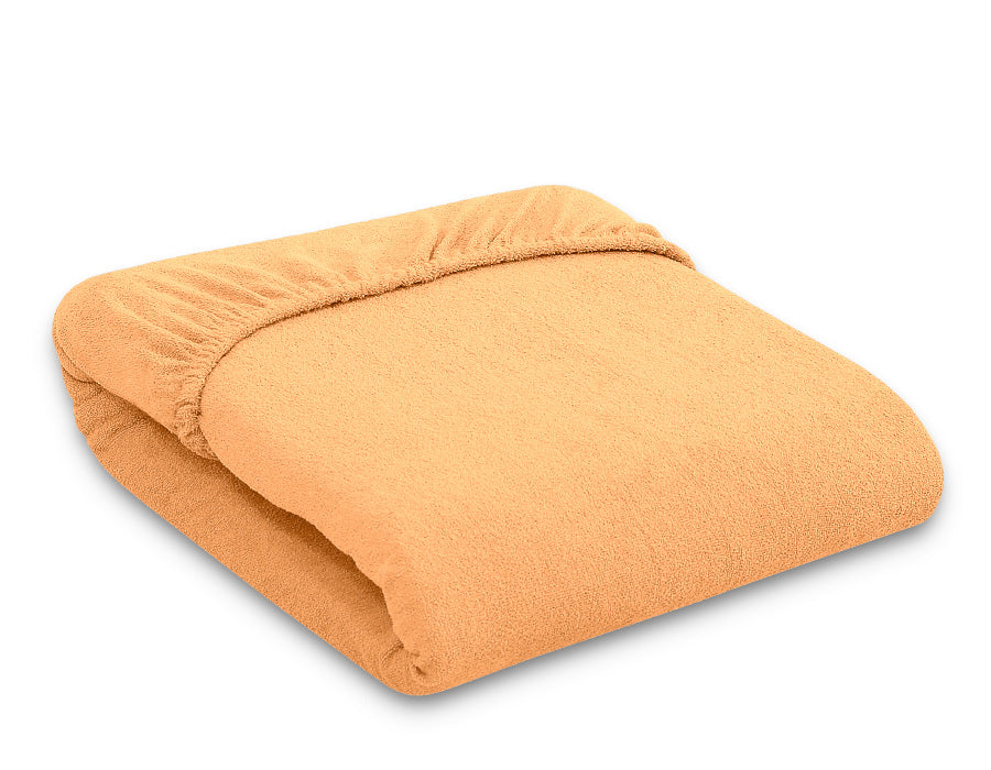 Fitted Terry Sheet 120x60 cm - Orange