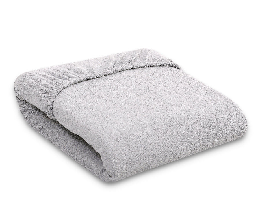Fitted Terry Sheet 120x60 cm - Grey