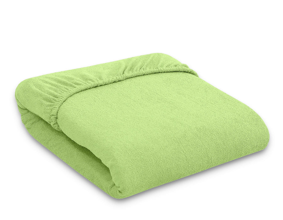 Fitted Terry Sheet 120x60 cm - Green