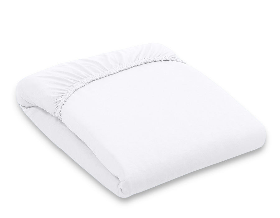 Sheet made of cotton jersey 120x60cm - White