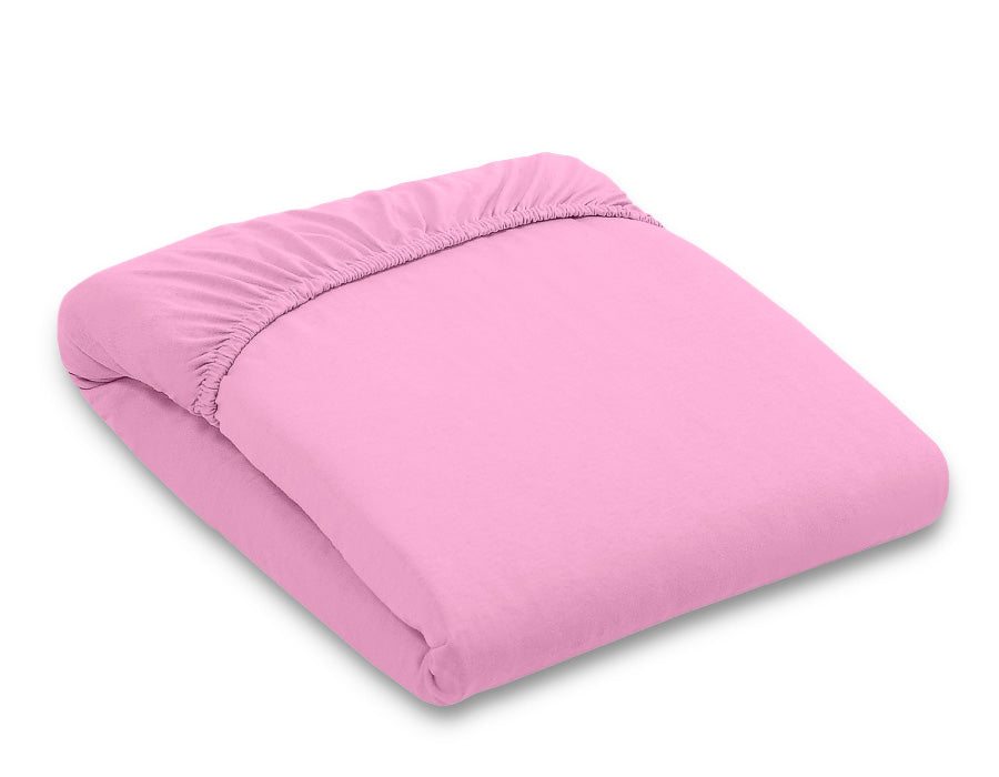 Sheet made of cotton jersey 120x60cm - Pink